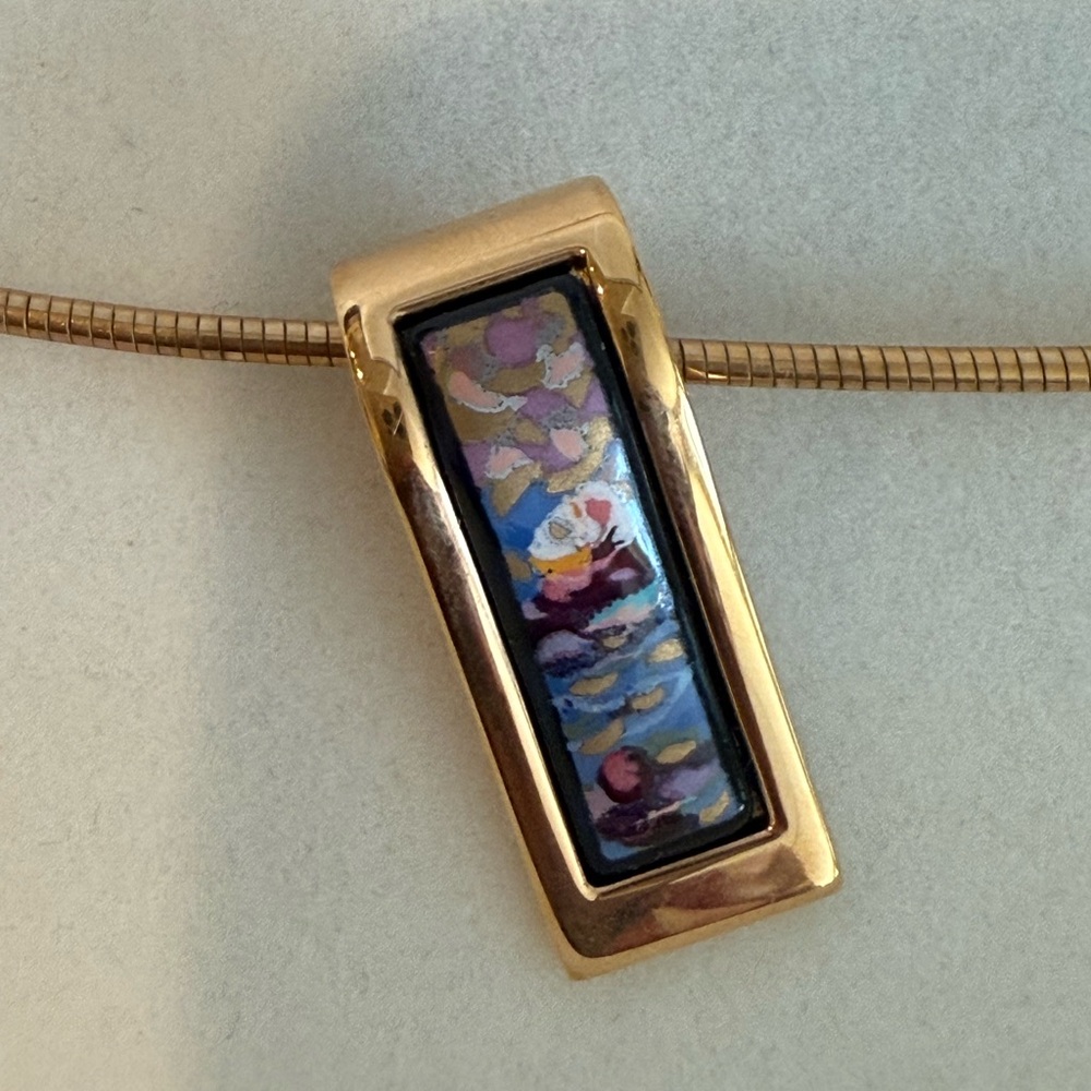FreyWille Claude Monet, Orangerie Wave Pendant with chain